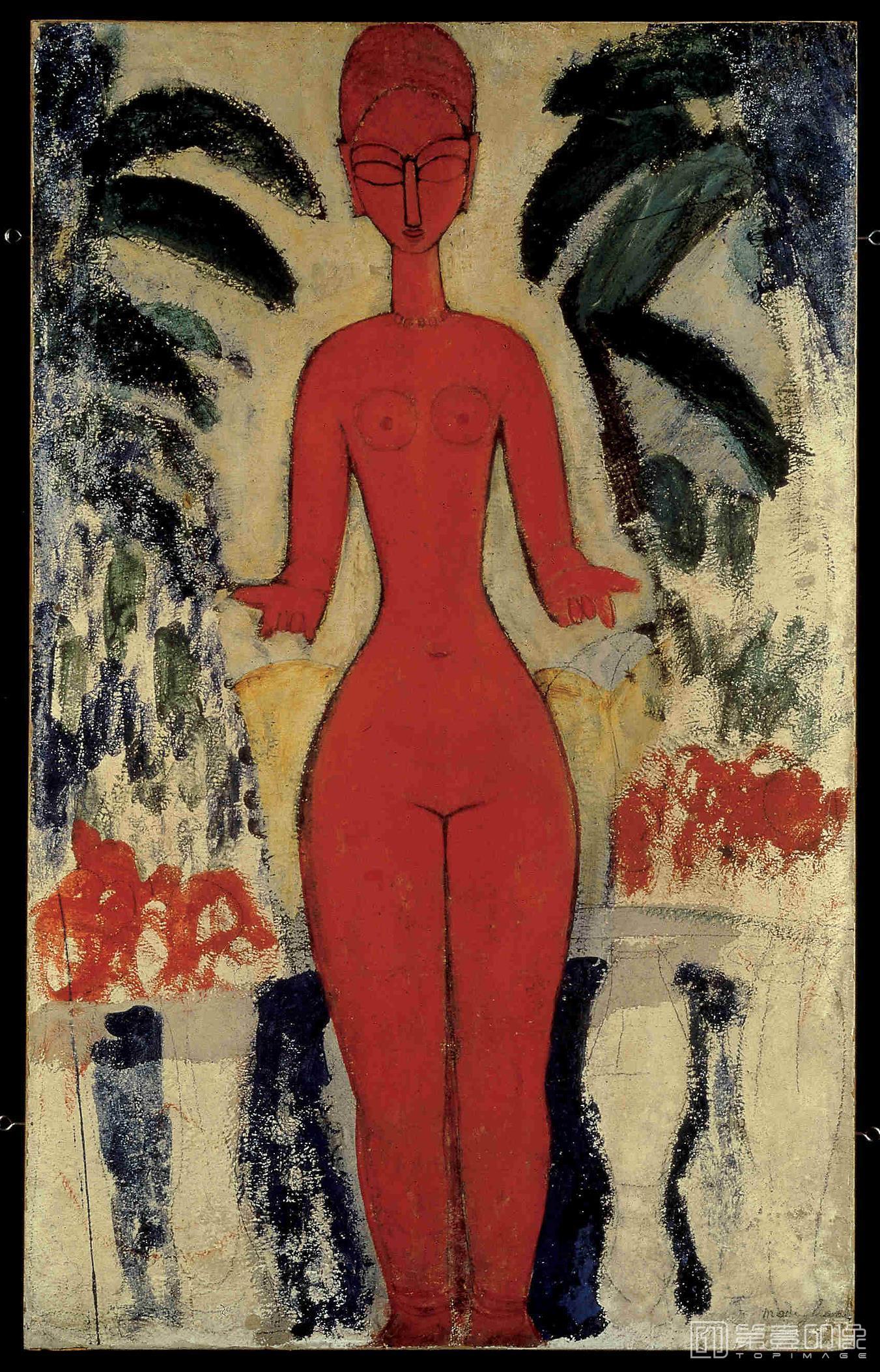 油画-Nude study from old time